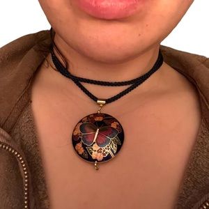 Vintage butterfly necklace